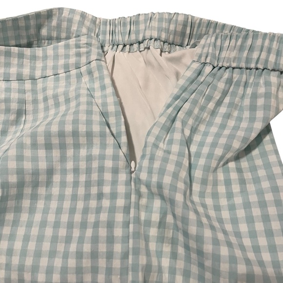 TCEC Blue Gingham & Pink Ric Rac Short Set - Size Large - Picture 9 of 14